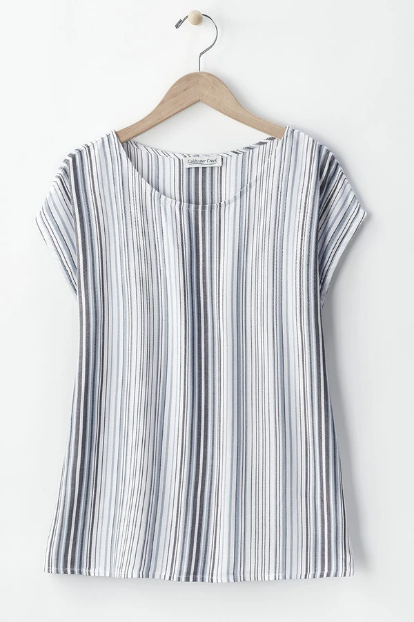 Soft Touch Striped Shell