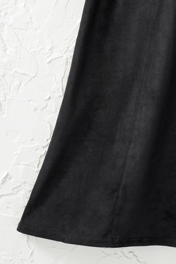 Faux Suede Skirt