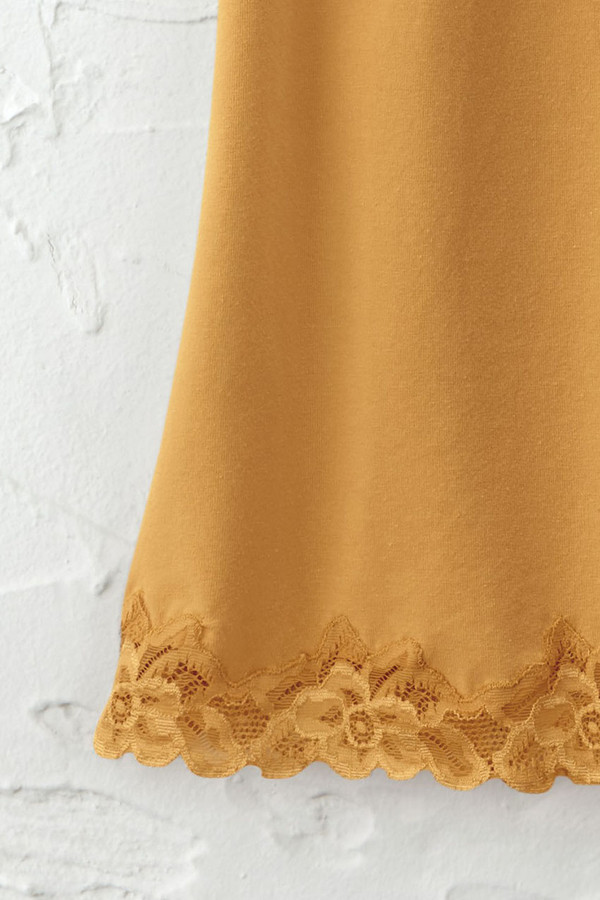 Longer Length Double Lace Tank