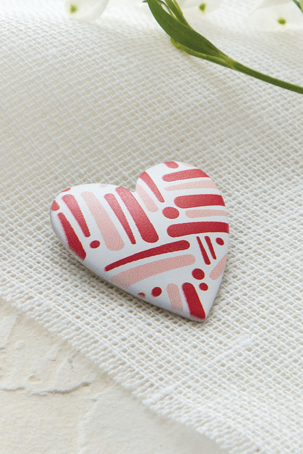 Painted Hearts Pins