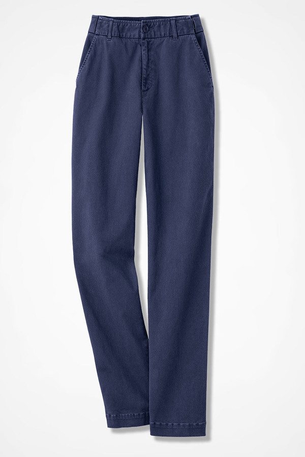 Hidden Stretch-Waist Chinos