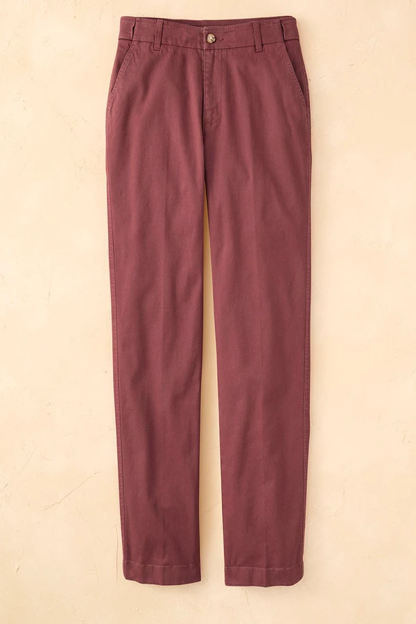 Hidden Stretch-Waist Chinos