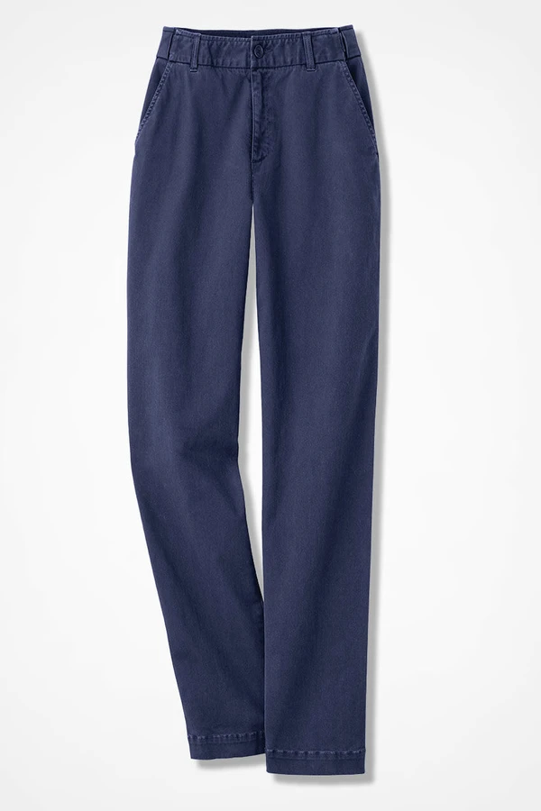 Hidden Stretch-Waist Chinos