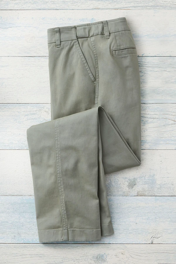 Hidden Stretch-Waist Chinos