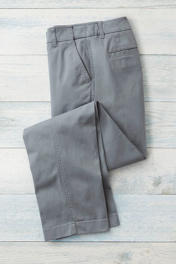 Hidden Stretch-Waist Chinos