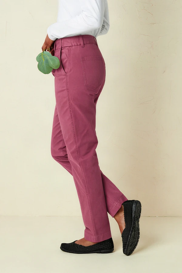 Hidden Stretch-Waist Chinos