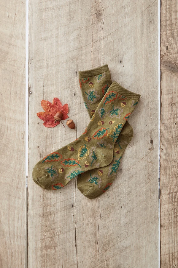 Fall Motif Socks