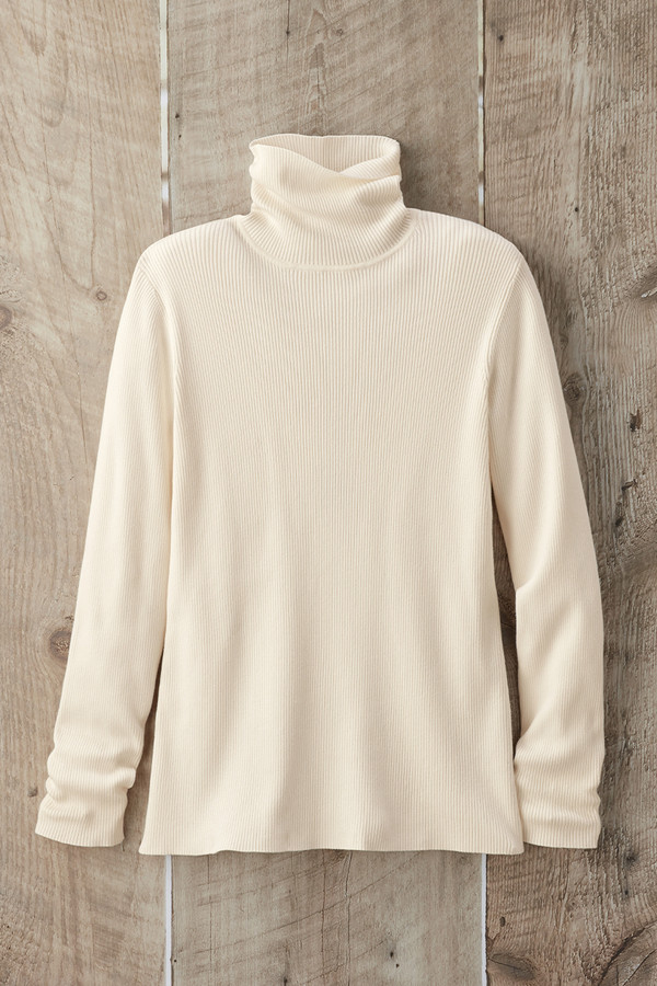 Ribbed Turtleneck Sweater - Coldwater Creek