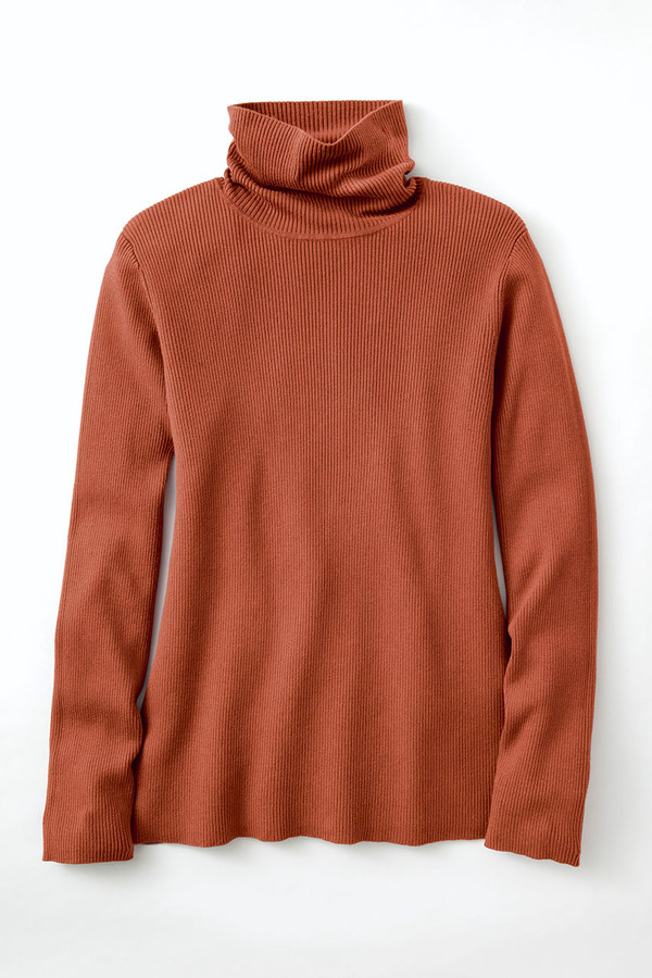 Ribbed Turtleneck Sweater