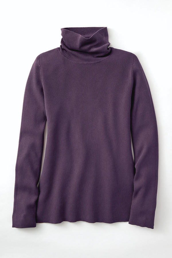 Ribbed Turtleneck Sweater