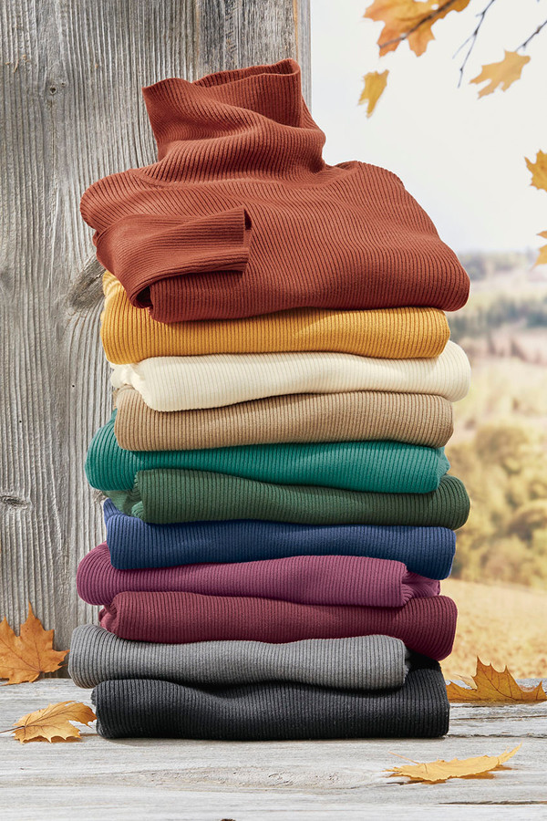 Ribbed Turtleneck Sweater
