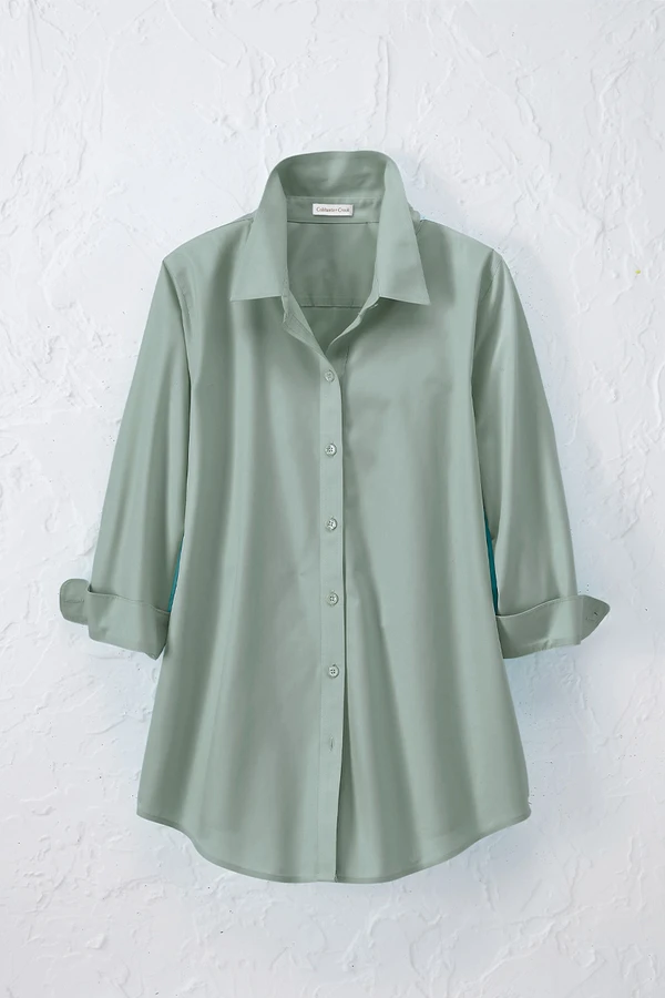 No-Iron 3/4-Sleeve Shirt