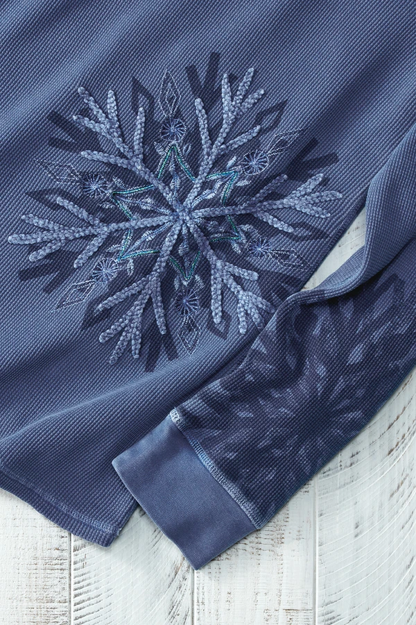Winter’s Dream Waffle Tunic