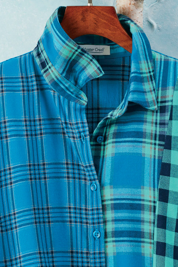 Mix It Up Plaid Tunic - Coldwater Creek