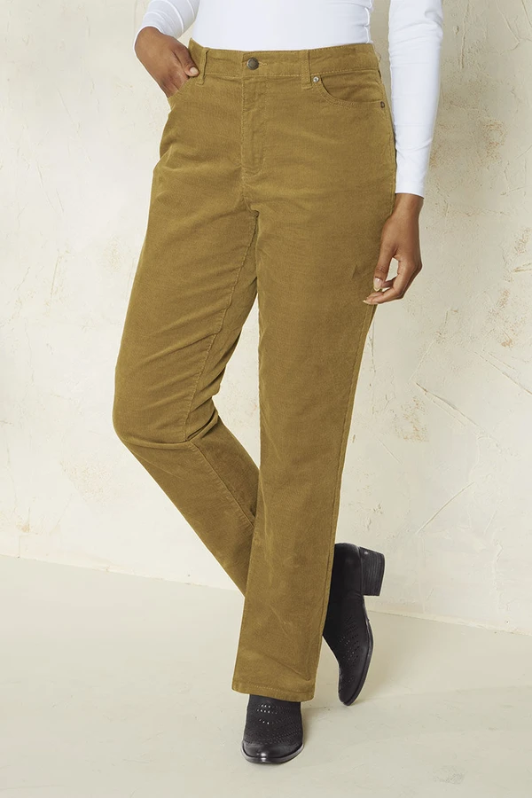 Pinwale Stretch Straight Leg Corduroys