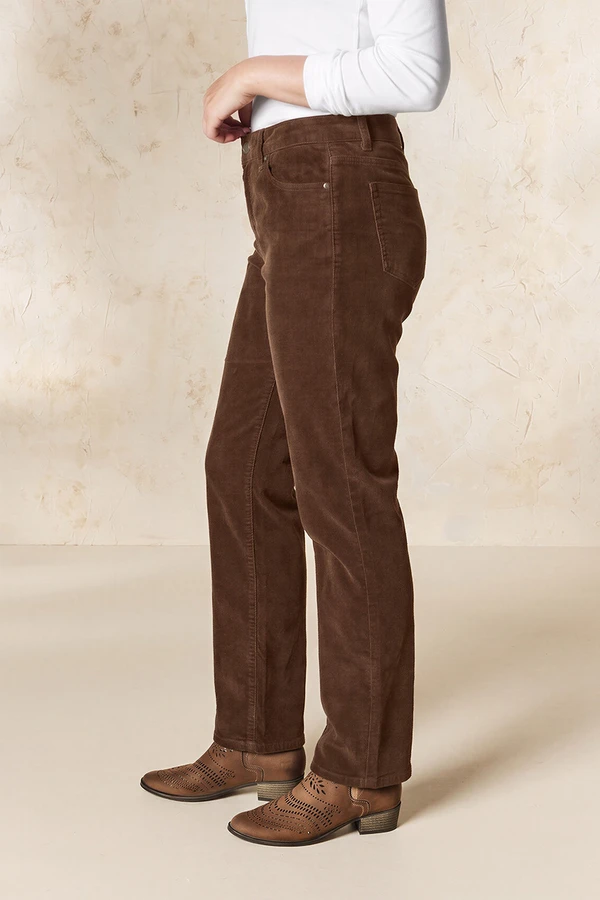Pinwale Stretch Straight Leg Corduroys