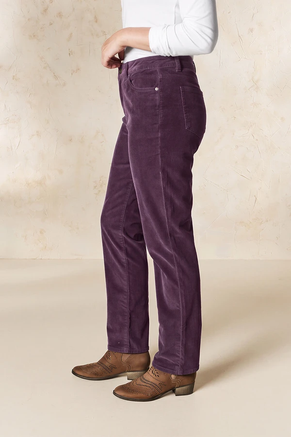 Pinwale Stretch Straight Leg Corduroys