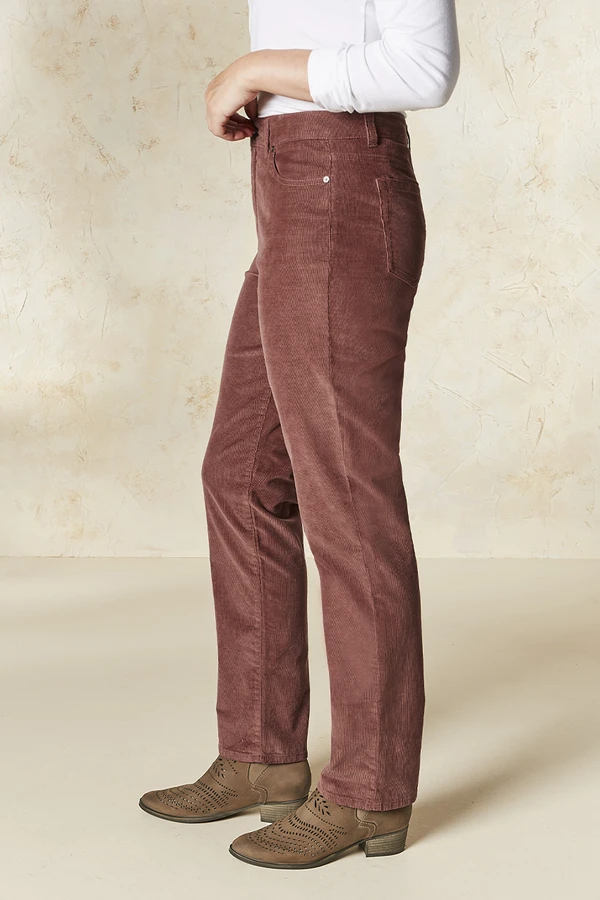 Pinwale Stretch Straight Leg Corduroys