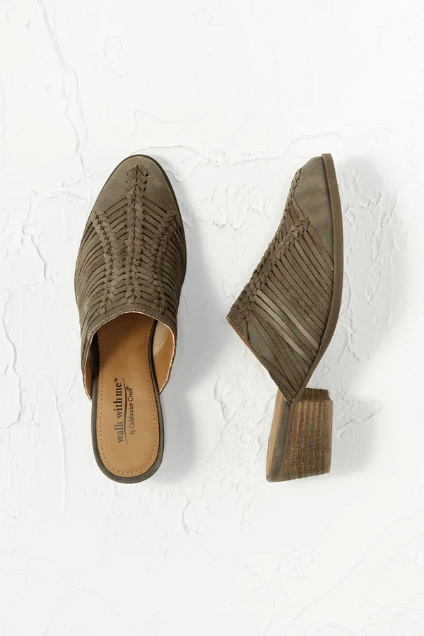Amarillo Leather Mules by Walk With Me™