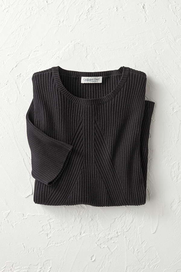 Riva Ribbed Sweater - Coldwater Creek