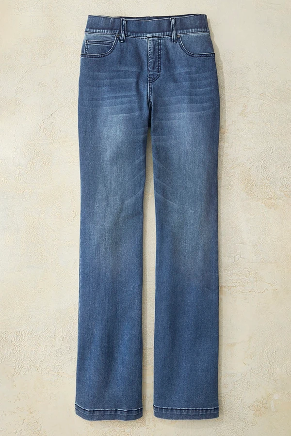 The Creek® Pull-On Flare Jeans