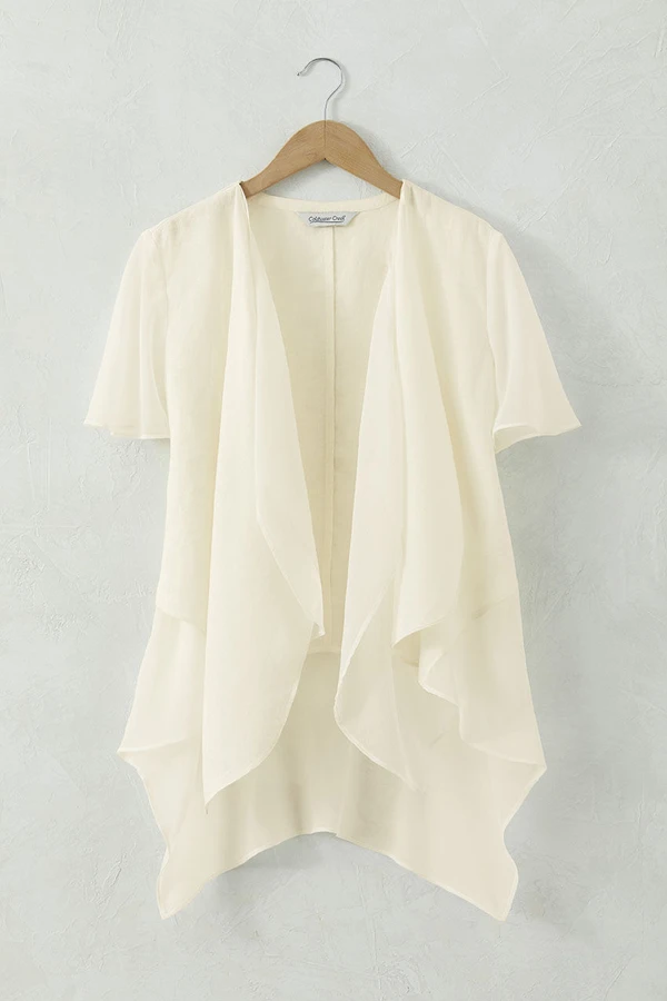 Layered Linen Topper