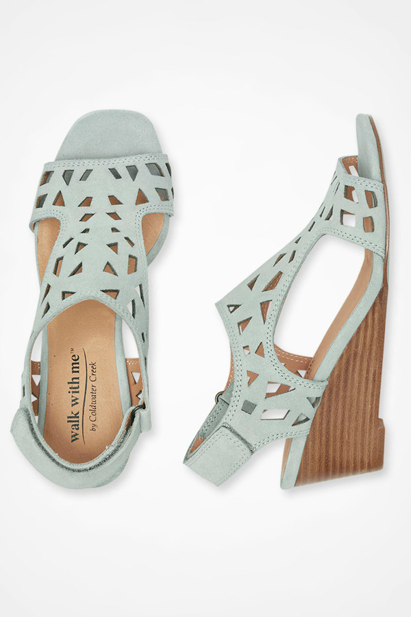 Gayle Suede Wedges by Walk With Me™