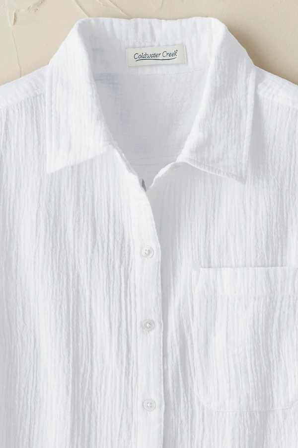 Summer Breeze Gauze Camp Shirt