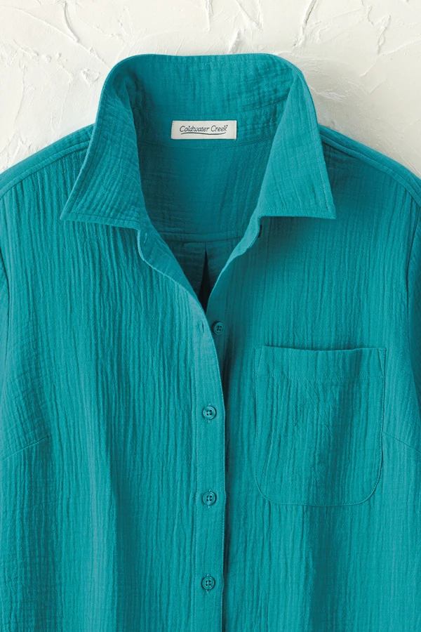 Summer Breeze Gauze Camp Shirt