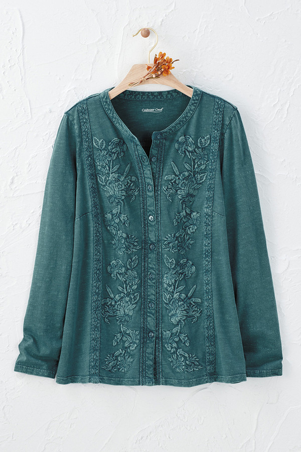Falling Florals Knit Top