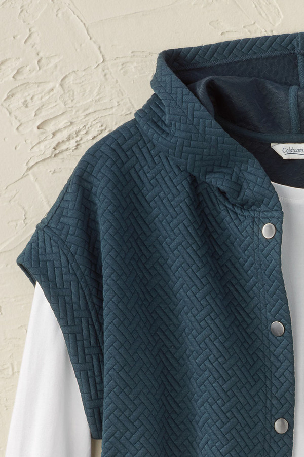 Cap-Sleeve Quilted Vest