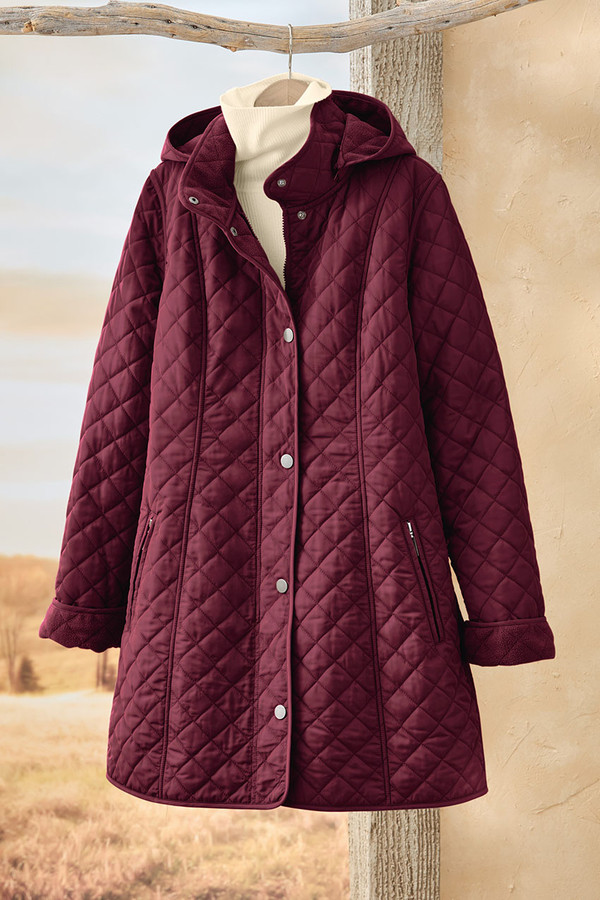 Quilted Hooded Car Coat - Coldwater Creek