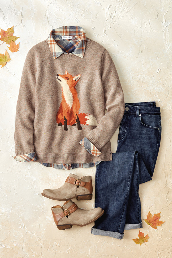 Falling for Foxes Sweater