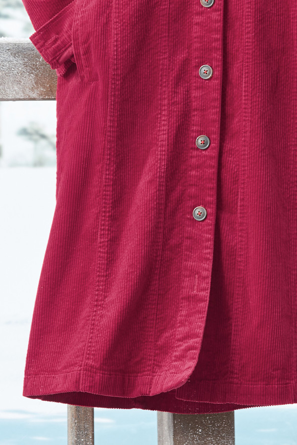 【新品】I LINE CORDUROY SHIRT DRESS I LINE CORDUROY SHIRT DRESS
