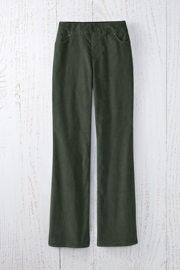 Pull On ShapeMe® Bootcut Corduroys - Coldwater Creek