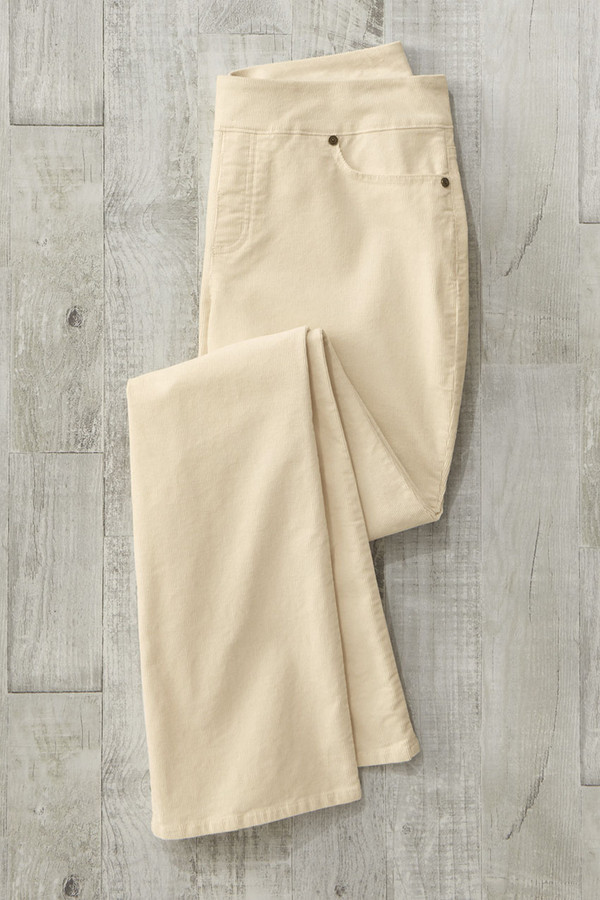 Pull On ShapeMe® Bootcut Corduroys - Coldwater Creek