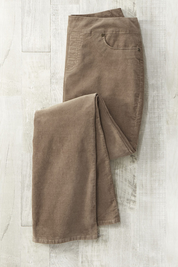 Pull On ShapeMe® Bootcut Corduroys - Coldwater Creek