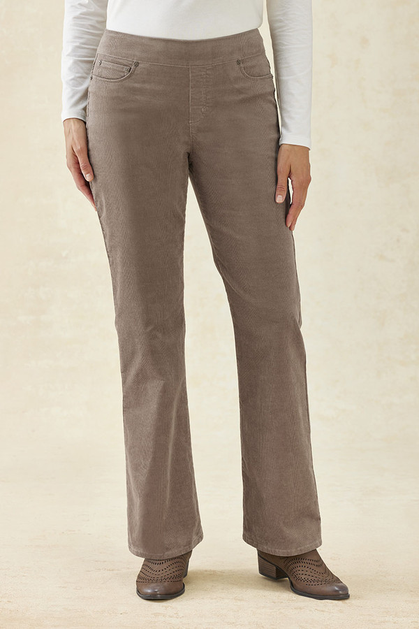 Pull On ShapeMe® Bootcut Corduroys - Coldwater Creek