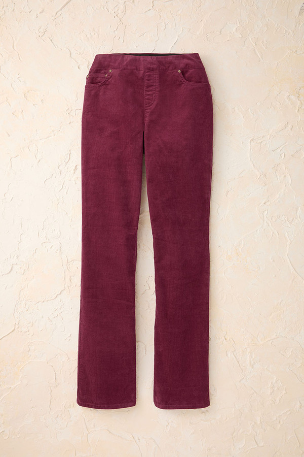 Pull On ShapeMe® Bootcut Corduroys - Coldwater Creek