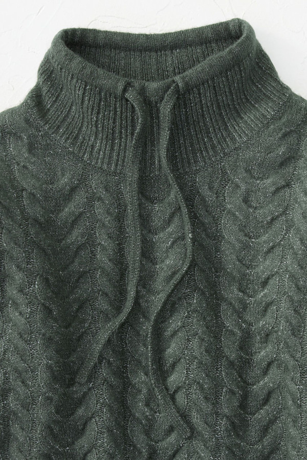 Weekend Boxy Cabled Sweater