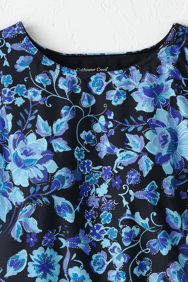 Wildflower Dreams High-Neck Tankini Top