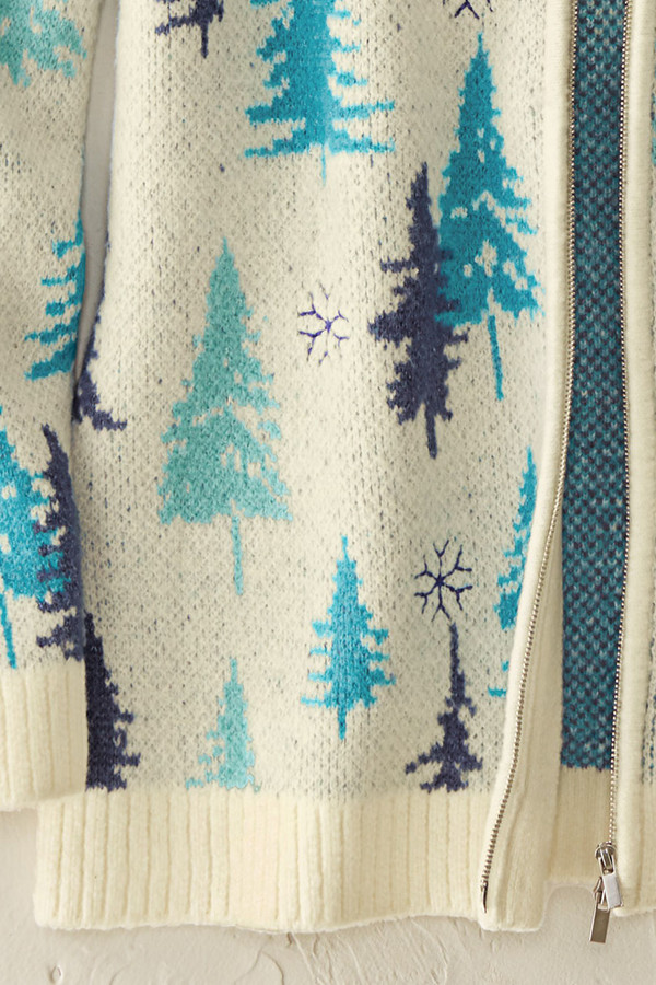 Winter Woods Zip Cardigan - Coldwater Creek