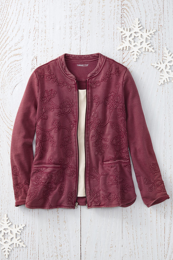 Pikes Peak Zip-Front Sweatshirt - Coldwater Creek