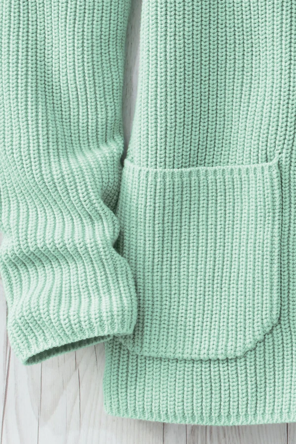 Patch Pocket Shaker Cardigan