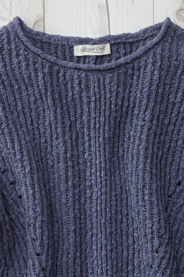 New Angles Slub Sweater - Coldwater Creek