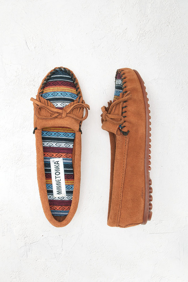 Kilty Hardsole Moccasins by Minnetonka® - Coldwater Creek