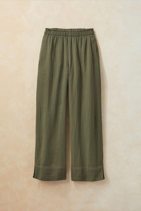 Summer Breeze Gauze Pull-On Crops
