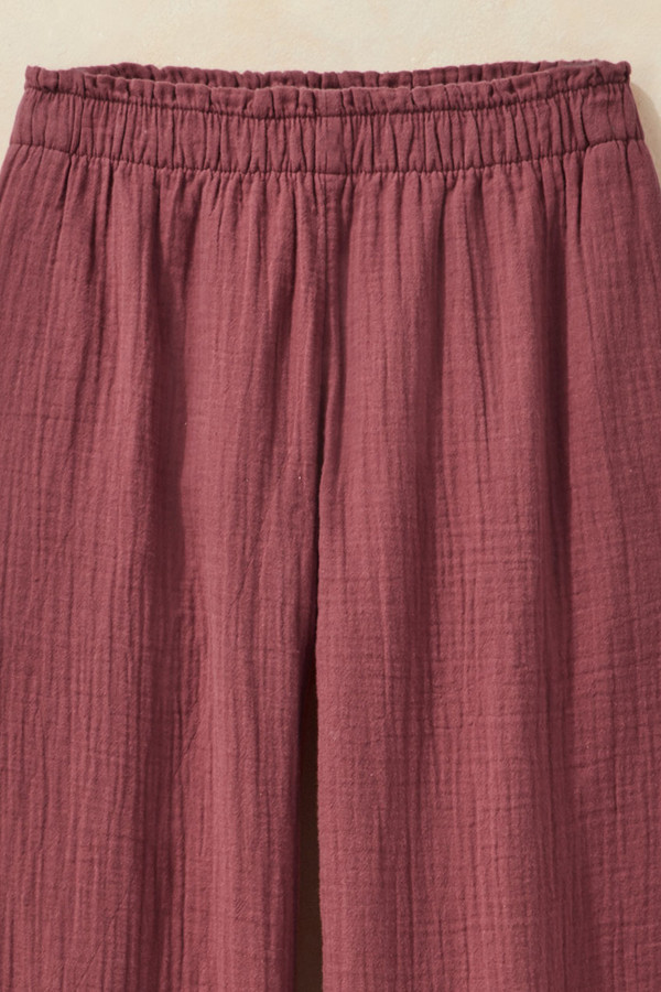 Summer Breeze Gauze Pull-On Crops
