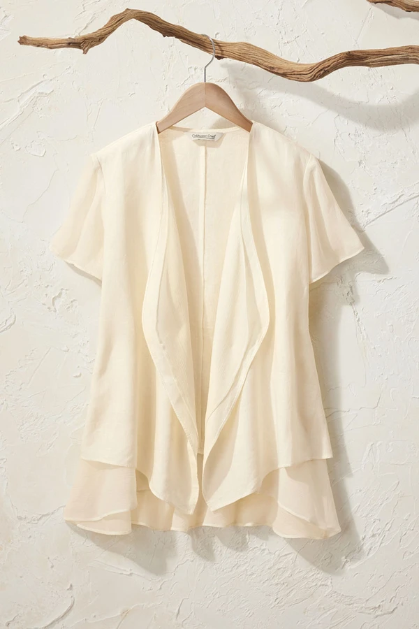 Cascade Linen Topper