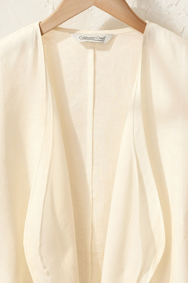 Cascade Linen Topper